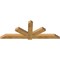 Ekena Millwork Kennewick Rough Sawn Timber Gable Bracket, Western Red Cedar, 84"W x 31"H x 4"D x 6"F, 9/12 Pitch GBW084X31X0406KEN00RWR - alternate 5